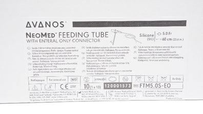 Avanos FTM5.0S-EO NeoMed Enteral Feeding Tube 5.0Fr x 23.6inch (x) - Box of 10